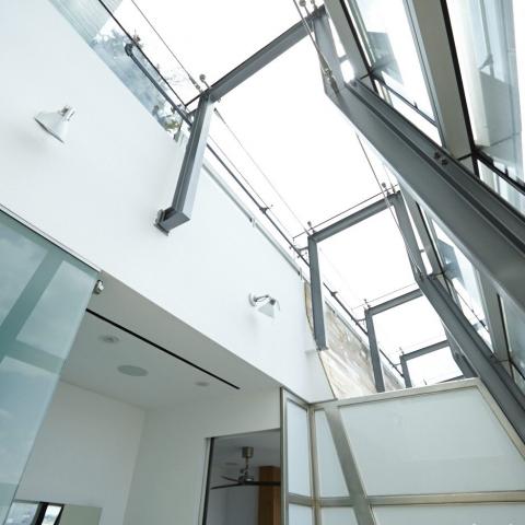 modern, contemporary, upscale, glass, light, penthouse, 