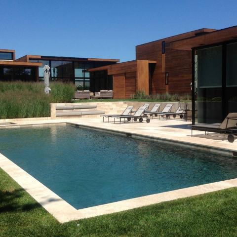 modern, Hamptons, upscale, pool, fireplace, wood, light, patio, bedroom, bathroom, 