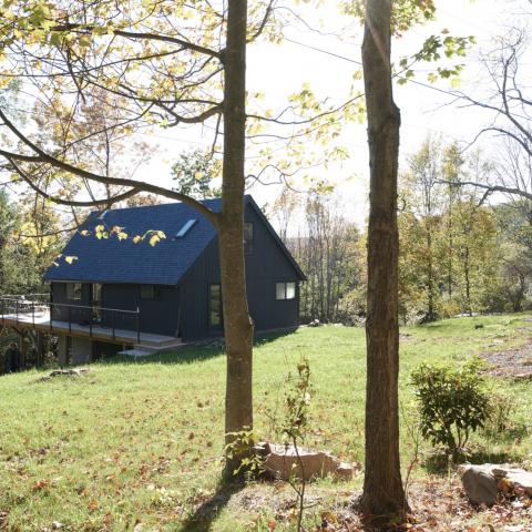 rural, rustic, water, wooded, contemporary, 