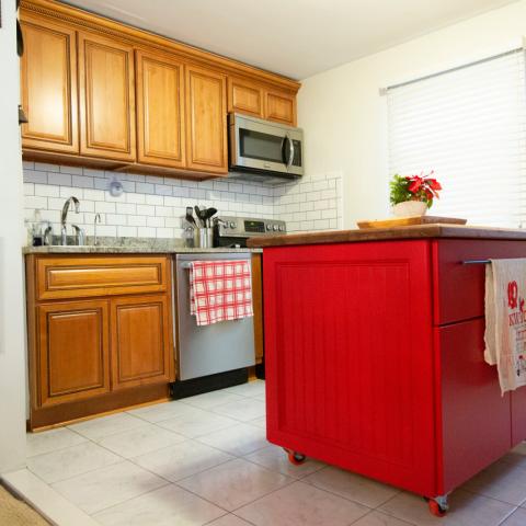 contemporary, colorful, funky, kitchen, garden, 