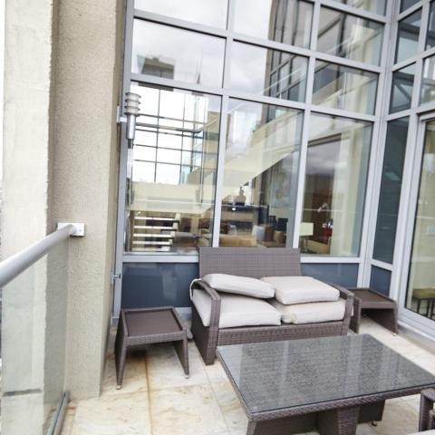 contemporary, rooftop, apartment, 