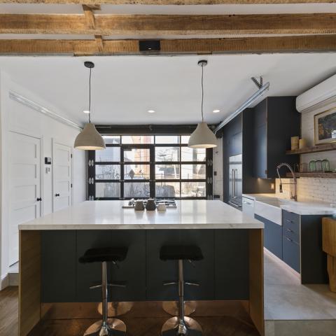 townhouse, apartment, contemporary, kitchen, 