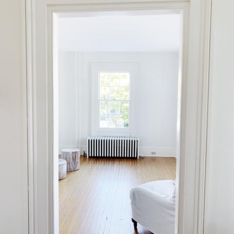 suburban, white, light, airy, traditional, contemporary, porch, 