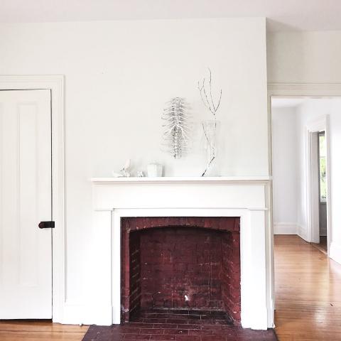 suburban, white, light, airy, traditional, contemporary, porch, 