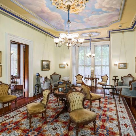 opulent, grand, mansion, victorian, garden, greenhouse, staircase, porch, 