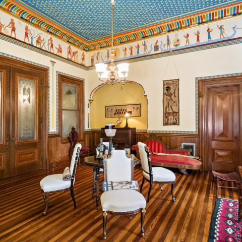 opulent, grand, mansion, victorian, garden, greenhouse, staircase, porch, 