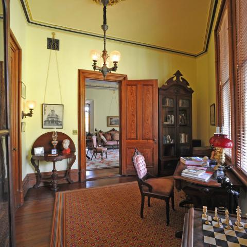 opulent, grand, mansion, victorian, garden, greenhouse, staircase, porch, 