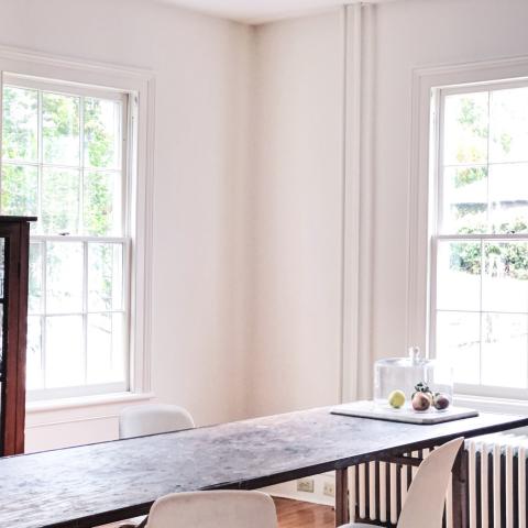 suburban, white, light, airy, traditional, contemporary, porch, 