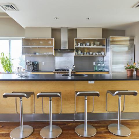 loft, apartment, contemporary, light, terrace, city view, 