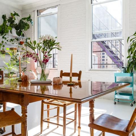 loft, light, airy, white, rooftop, 