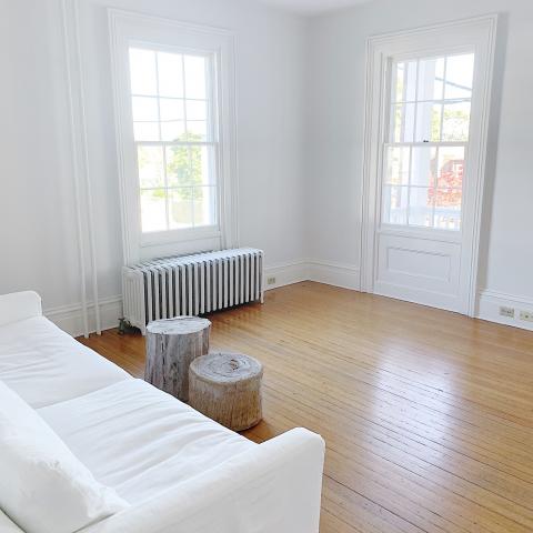 suburban, white, light, airy, traditional, contemporary, porch, 