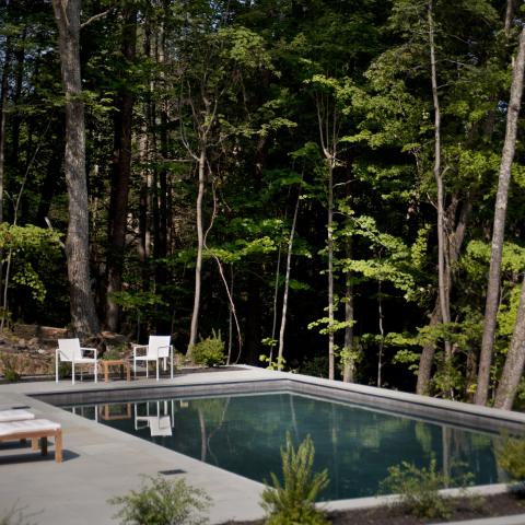 modern, contemporary, pool, wood, rustic, 