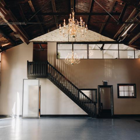 industrial, warehouse, deck, textured walls, bohemian, light, 