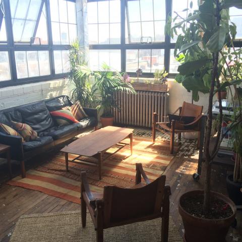 bohemian, funky, eclectic, rooftop, 