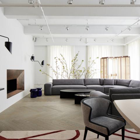 loft, modern, contemporary, white, sleek, 