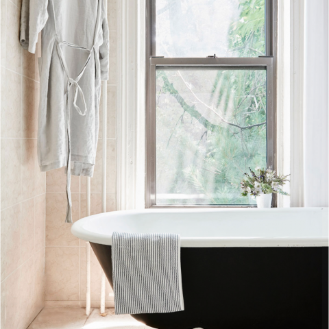 brownstone, townhouse, contemporary, modern, white, light, bathroom, kitchen, 