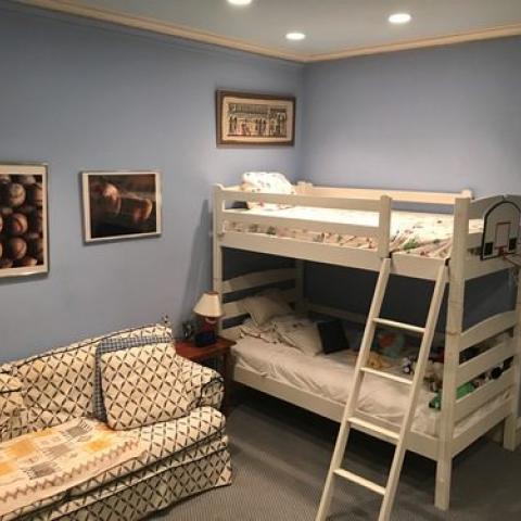 townhouse, traditional, library, 