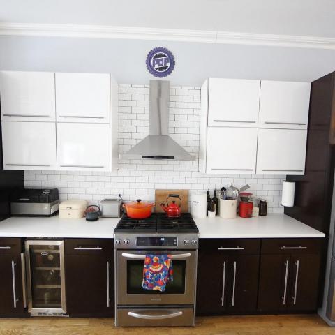 townhouse, contemporary, colorful, staircase, 