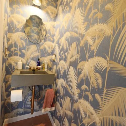 townhouse, contemporary, colorful, staircase, 