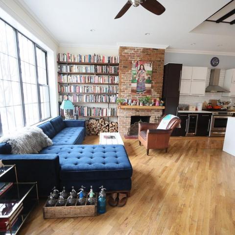 townhouse, contemporary, colorful, staircase, 