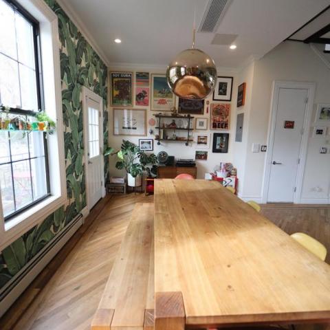 townhouse, contemporary, colorful, staircase, 