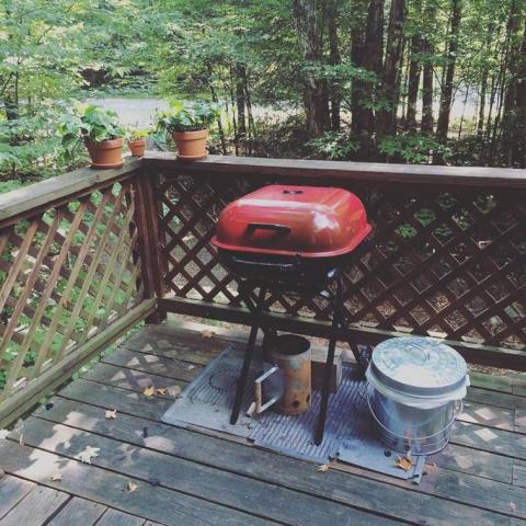 cabin, log house, rural, lake, deck, fireplace, rustic, 