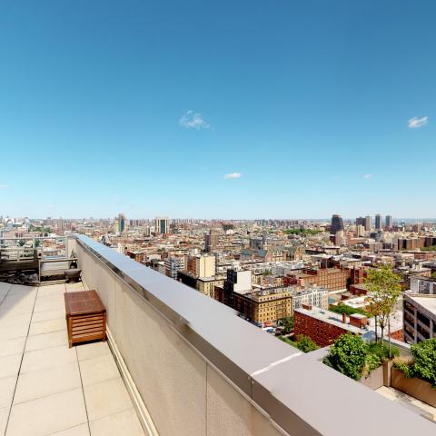 penthouse, apartment, modern, light, city view, terrace, 