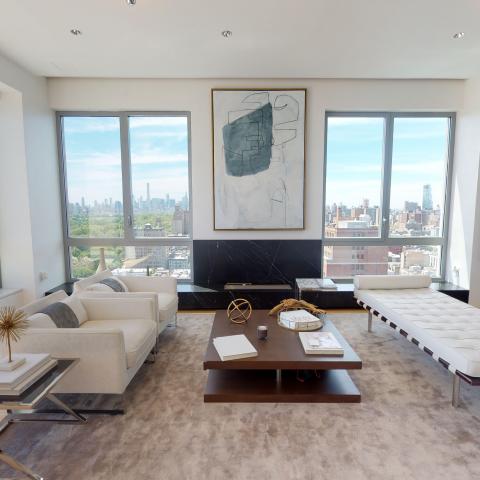 penthouse, apartment, modern, light, city view, terrace, 