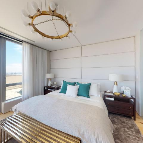 penthouse, apartment, modern, light, city view, terrace, 