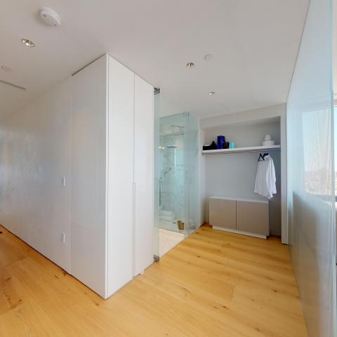 penthouse, apartment, modern, light, city view, terrace, 