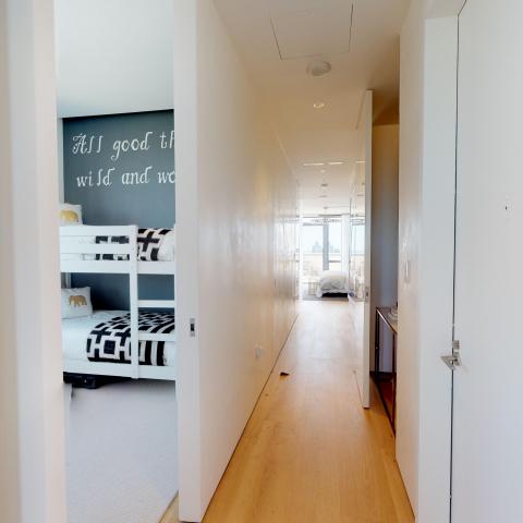 penthouse, apartment, modern, light, city view, terrace, 