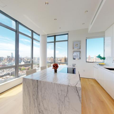 penthouse, apartment, modern, light, city view, terrace, 