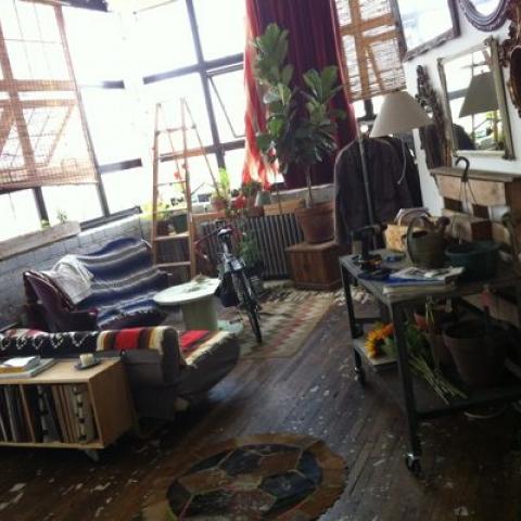 bohemian, funky, eclectic, rooftop, 