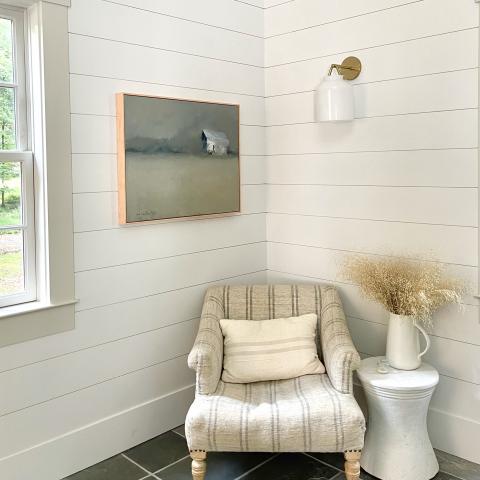 contemporary, traditional, white, light, airy, deck, stone, porch, 