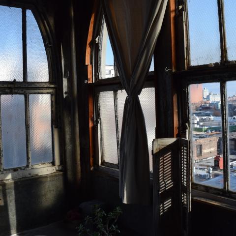 industrial, warehouse, loft, gritty, distressed, rooftop, 