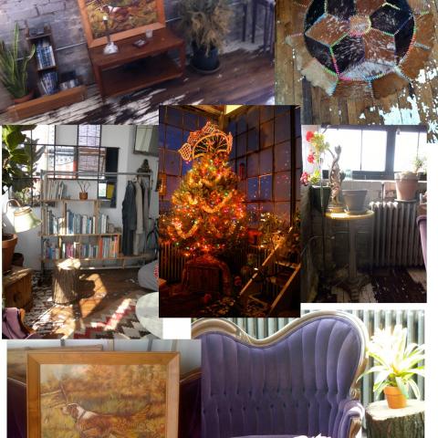 bohemian, funky, eclectic, rooftop, 