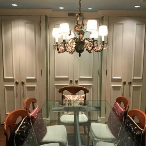 townhouse, traditional, library, 