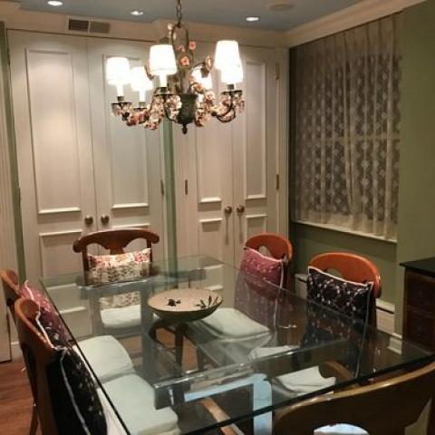 townhouse, traditional, library, 