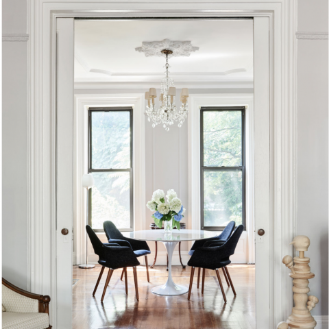brownstone, townhouse, contemporary, modern, white, light, bathroom, kitchen, 
