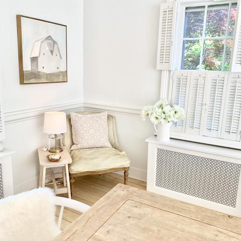 contemporary, traditional, white, light, airy, deck, stone, porch, 