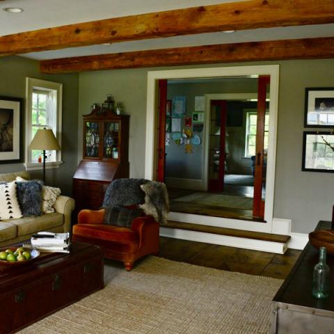 farm, farmhouse, barn, pool, field, fireplace, traditional, deck, patio, 