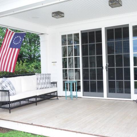 farm, farmhouse, barn, pool, field, fireplace, traditional, deck, patio, 