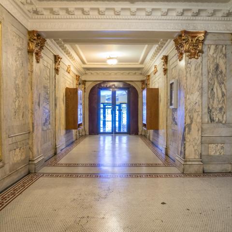 apartment, lobby, traditional, ornate, 