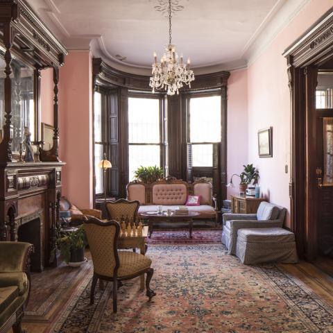 brownstone, traditional, staircase, 