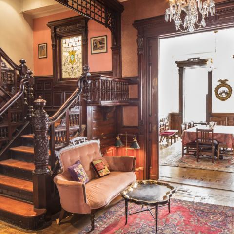 brownstone, traditional, staircase, 