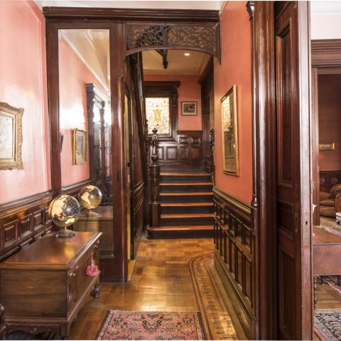 brownstone, traditional, staircase, 