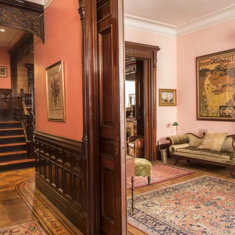 brownstone, traditional, staircase, 