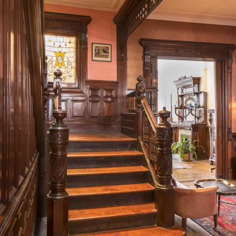 brownstone, traditional, staircase, 