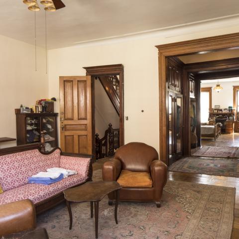 brownstone, traditional, staircase, 