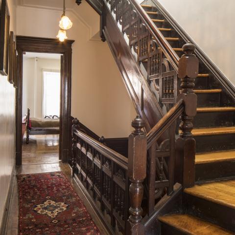 brownstone, traditional, staircase, 